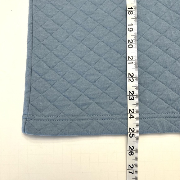 L.L.Bean Blue Lightweight Cotton Blend Quilted Zip Up Jacket Size M - Picture 14 of 17